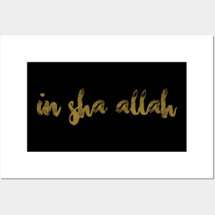 In Sha Allah Posters and Art